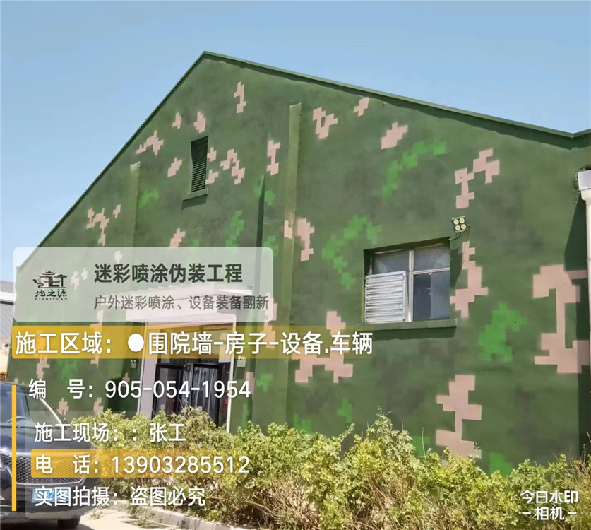 北京外墙数码迷彩漆施工报价清单(100㎡标准墙面测算)